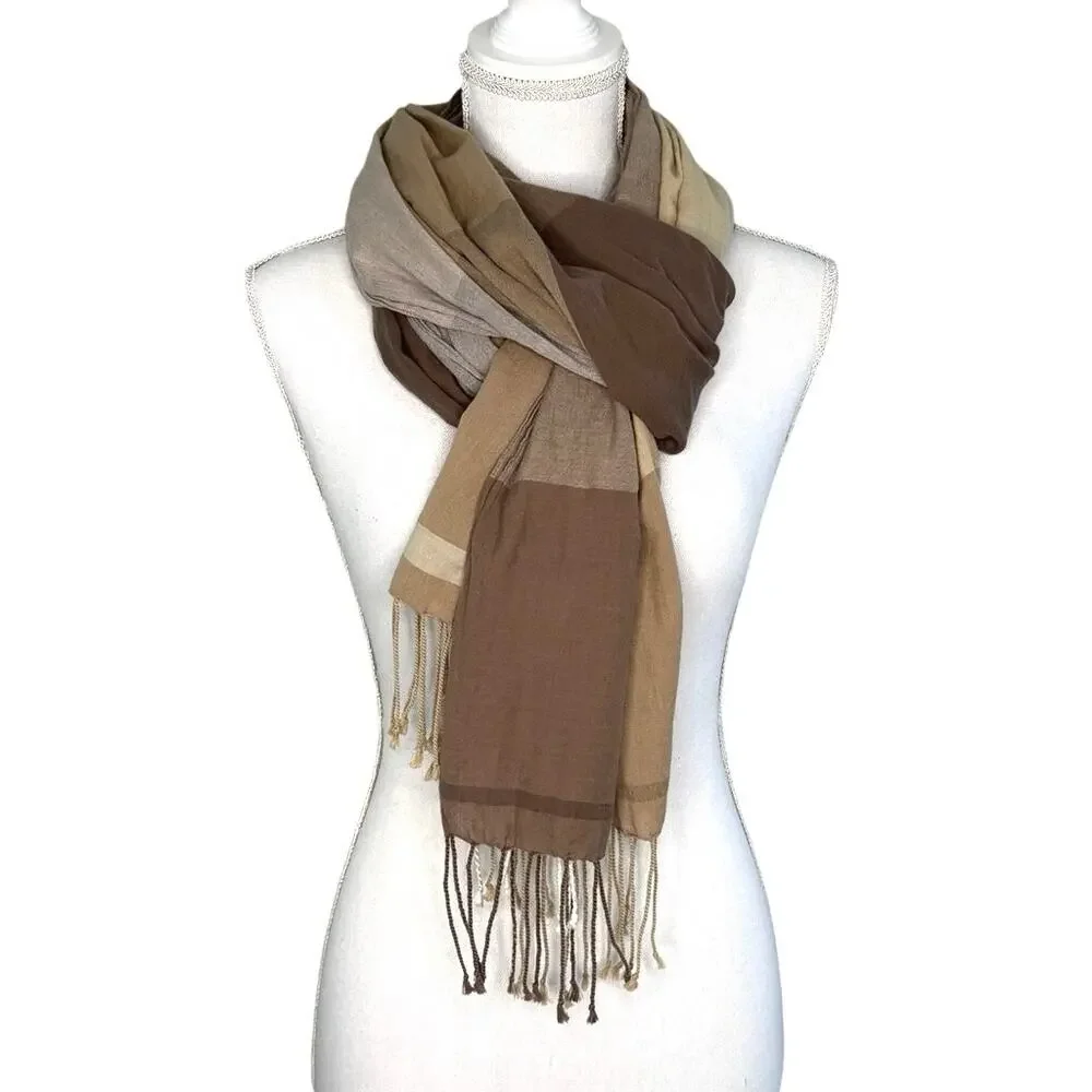Vintage GAP cotton brown scarf